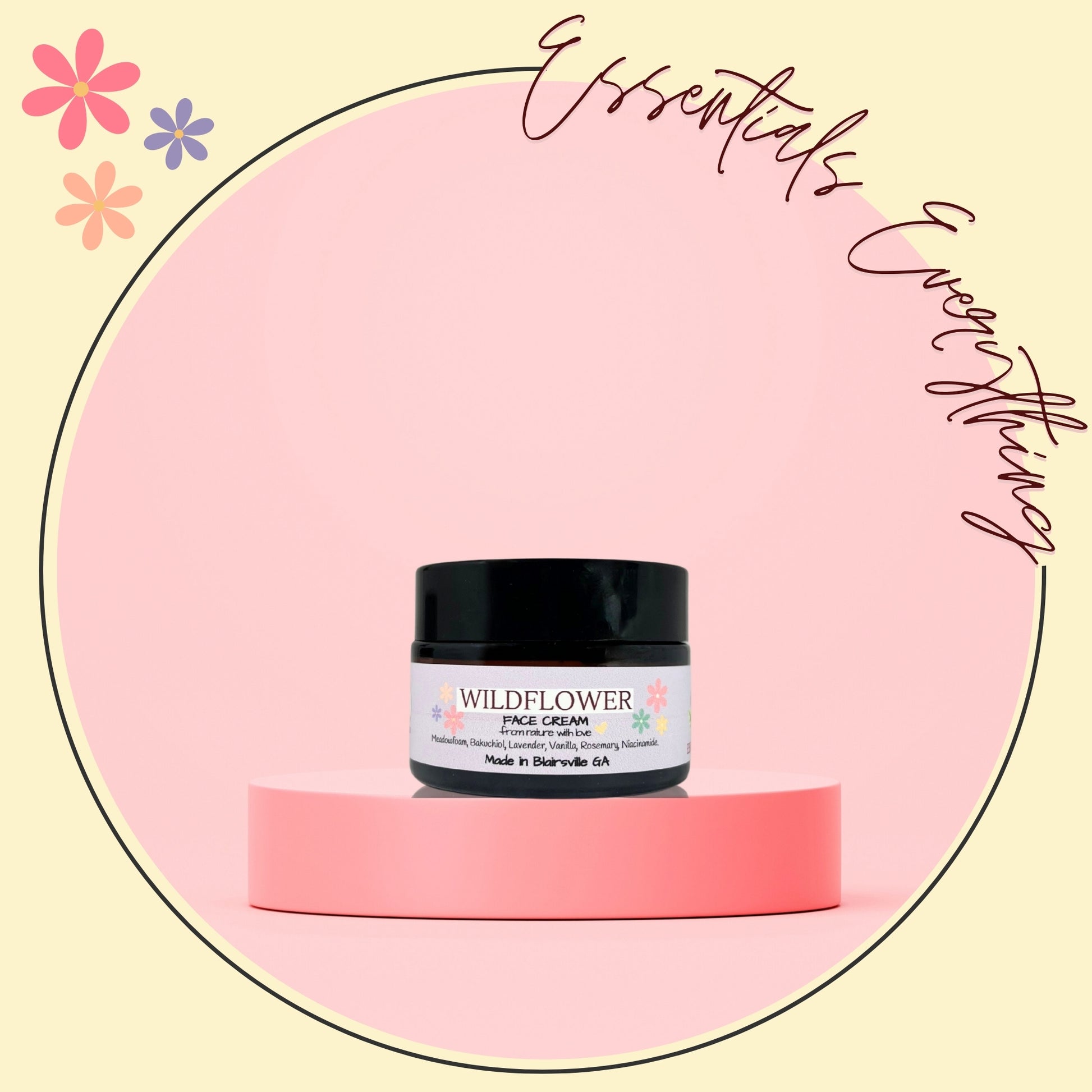 Wildflower All-Natural Soothing Facial Cream - 1 oz.