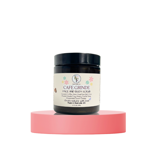 Cafè Grindè Natural Coffee & Dead Sea Salt Exfoliating Body Scrub