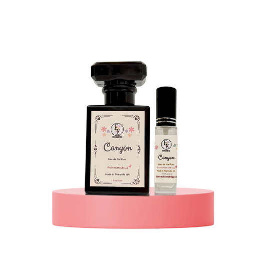 Canyon eau de Parfum, Spicy-Citrus, and Fruitiness .34 or 1 oz.