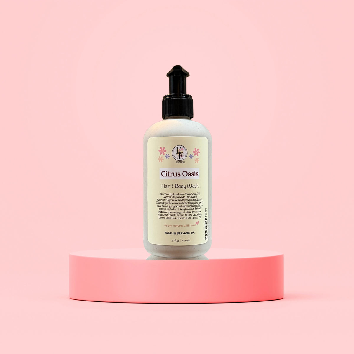 Moisturizing Hair & Body Wash: Five Scents 12 oz.