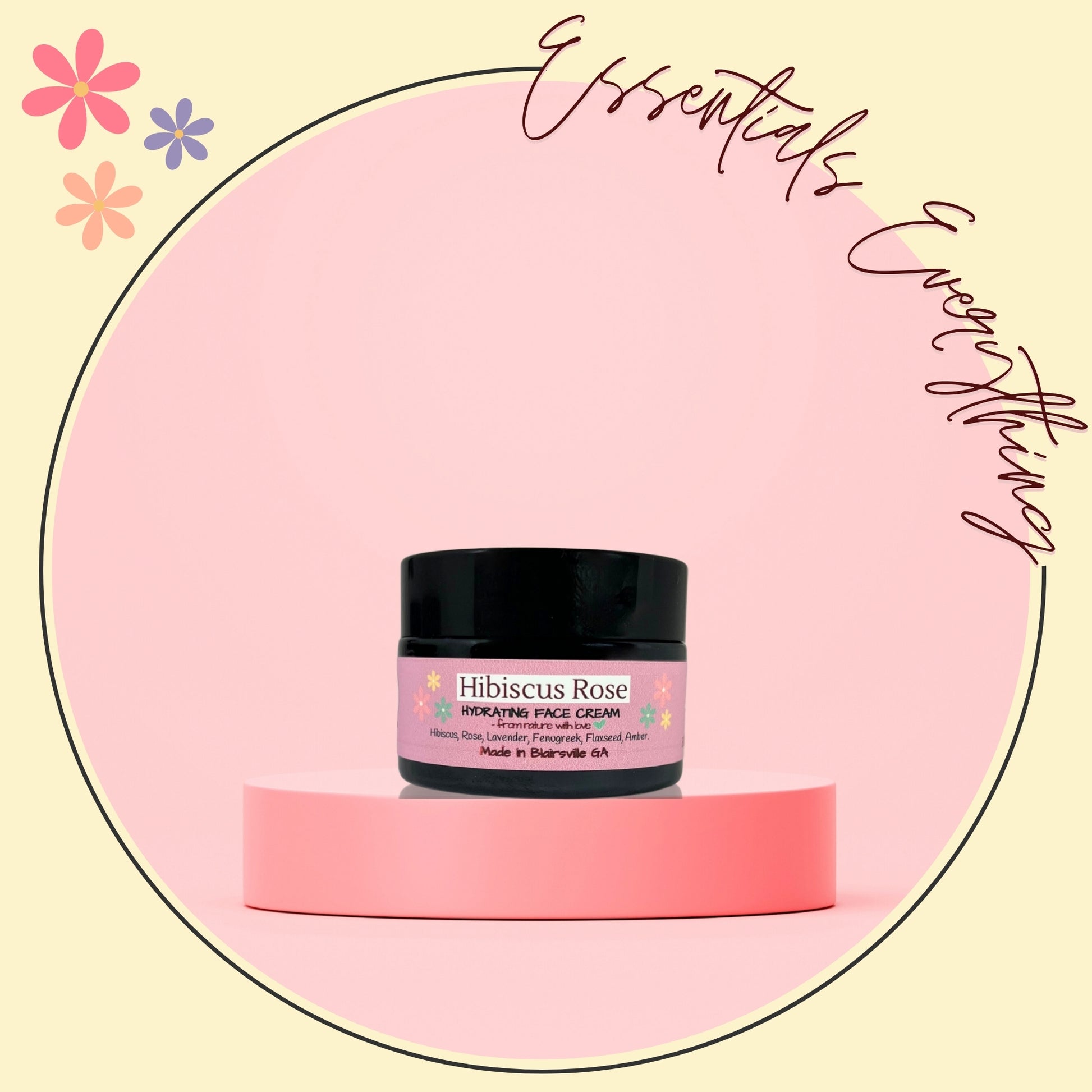 Hibiscus Rose | Hydrating Facial Cream - Essentials Everything