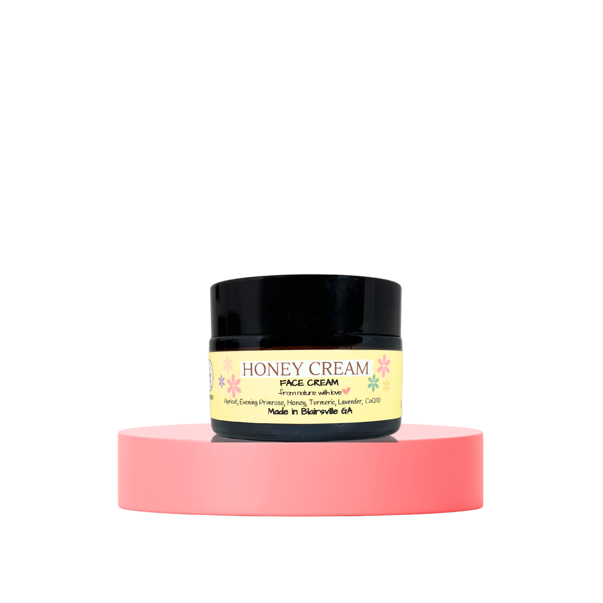 Honey Cream All-Natural Moisturizing Facial Cream, 1 oz.