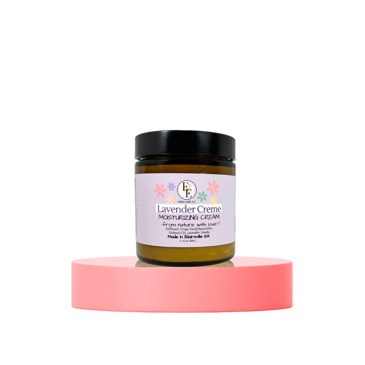 Lavender Crème Relaxing, Moisturizing Body Cream 4 oz.