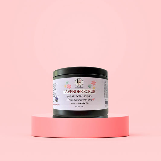 Natural Lavender Exfoliating Sugar Scrub 8 oz.