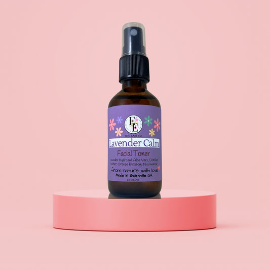 Lavender Calm Soothing Facial Toner Spray 2 or 4 oz.