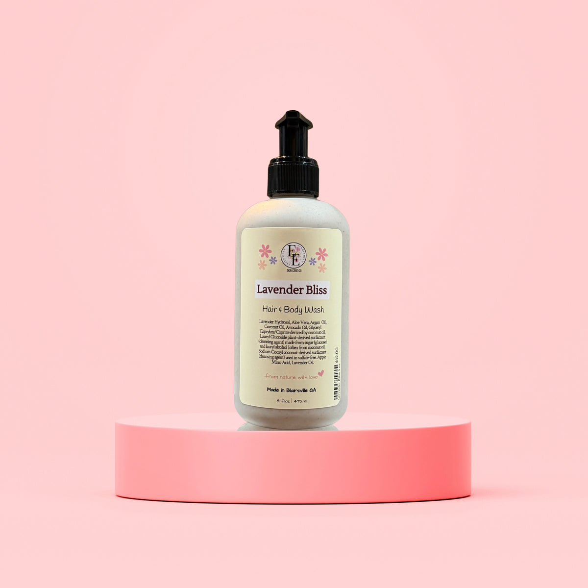 Moisturizing Hair & Body Wash: Five Scents 12 oz.