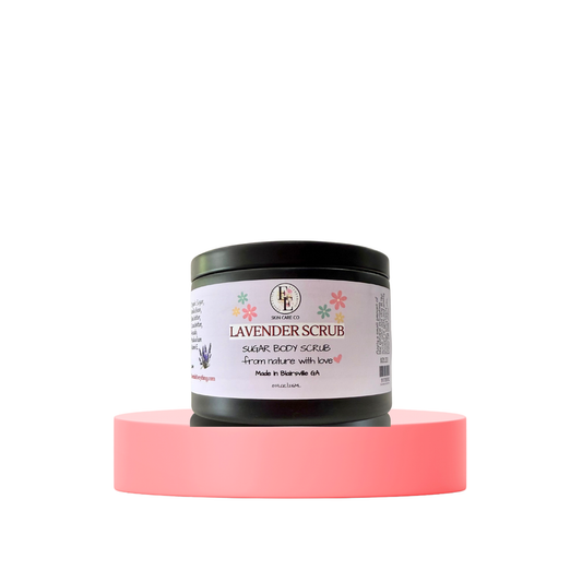 Natural Lavender Exfoliating Sugar Scrub 8 oz.