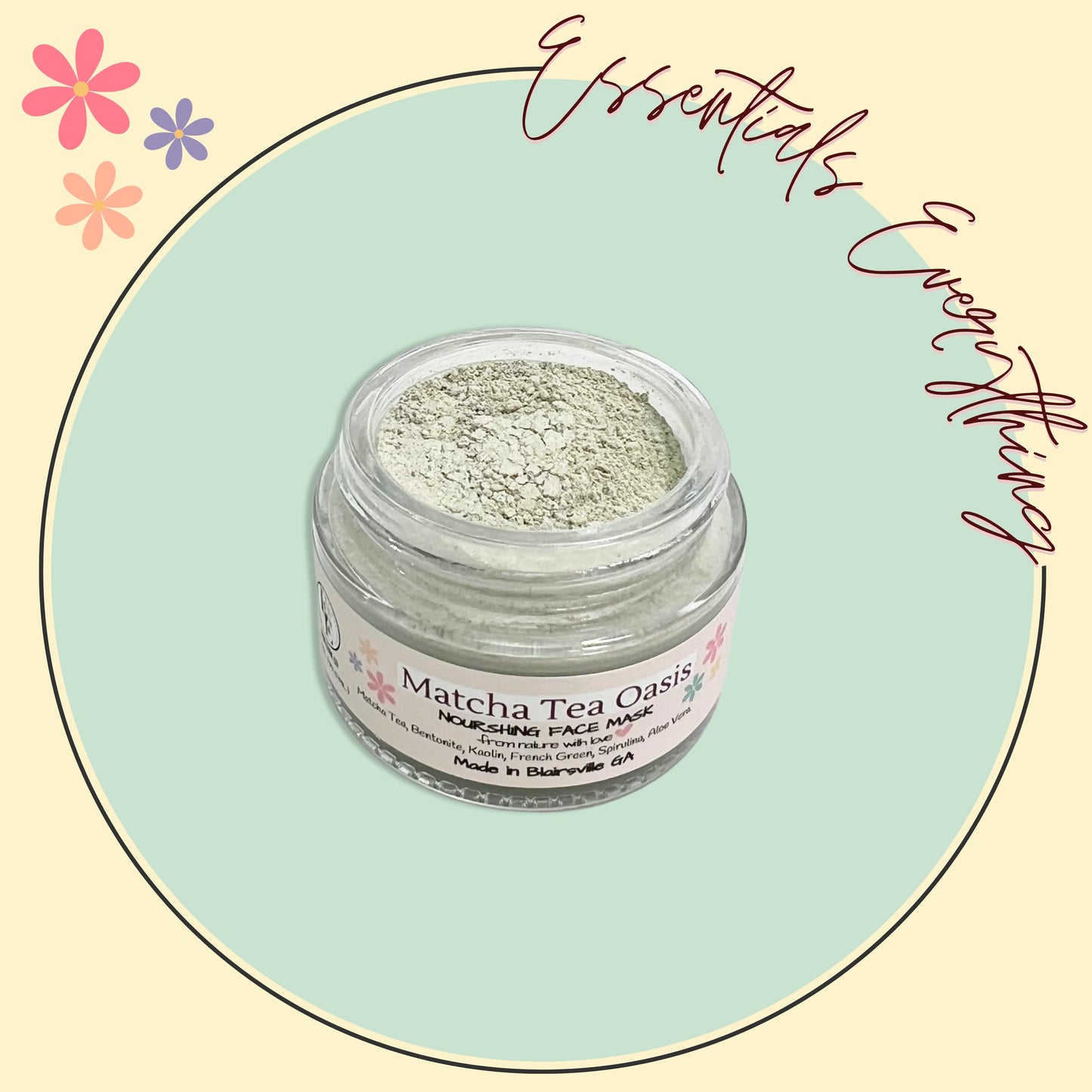 Matcha Tea Oasis | Hydrating Powder Form Mask - 1 ounce