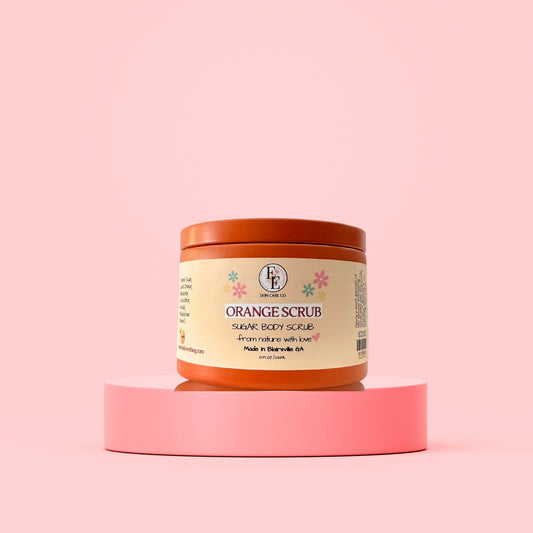Natural Orange Exfoliating Sugar Scrub 8 oz