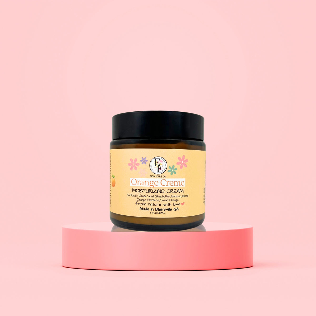 Orange Crème Invigorating Body Cream with Vitamin C, 4 oz