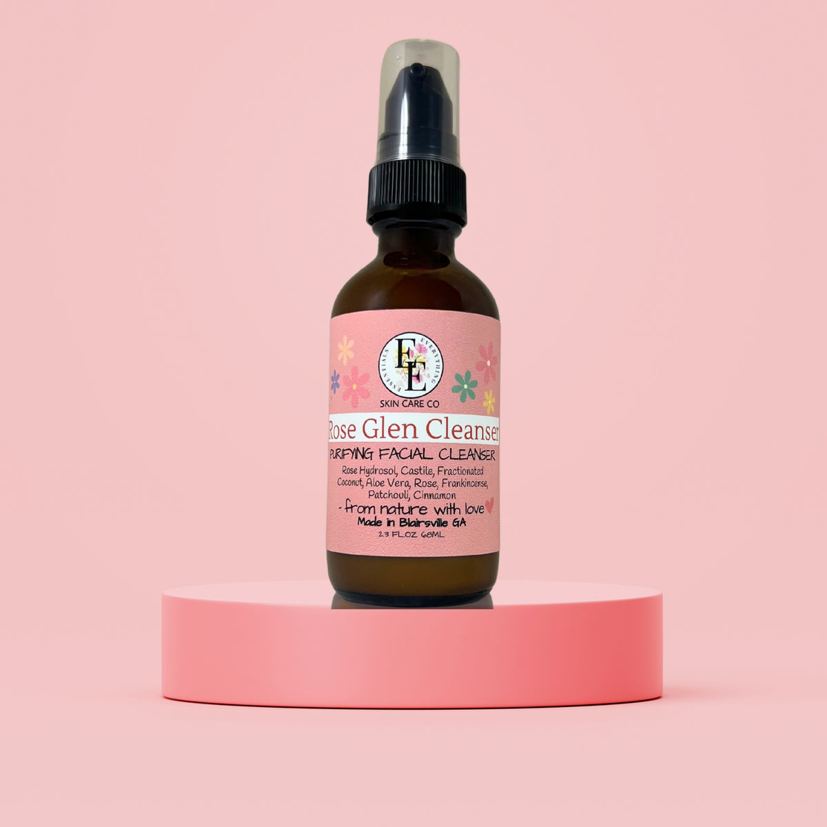Rose Glen Purifying Rose Oil Facial Cleanser