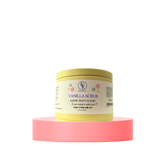 Natural Vanilla Sugar Body Scrub – Exfoliating, 8 oz