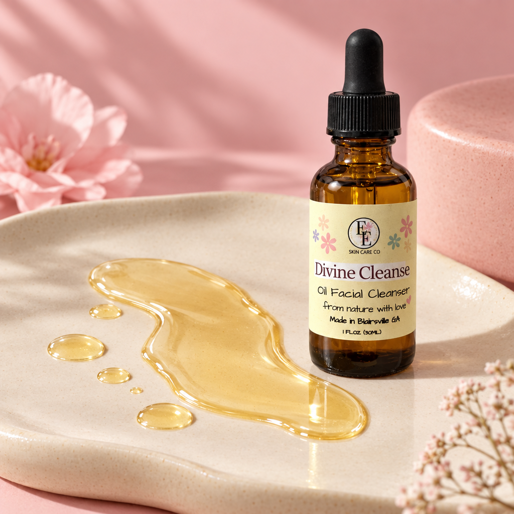 Divine Cleanse oil texture draft