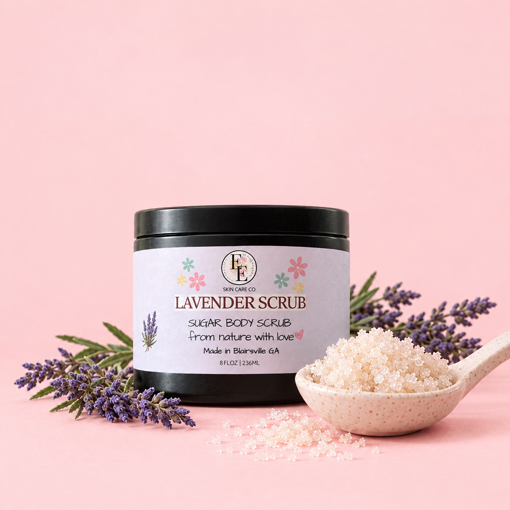 Lavender Sugar Scrub texture draft