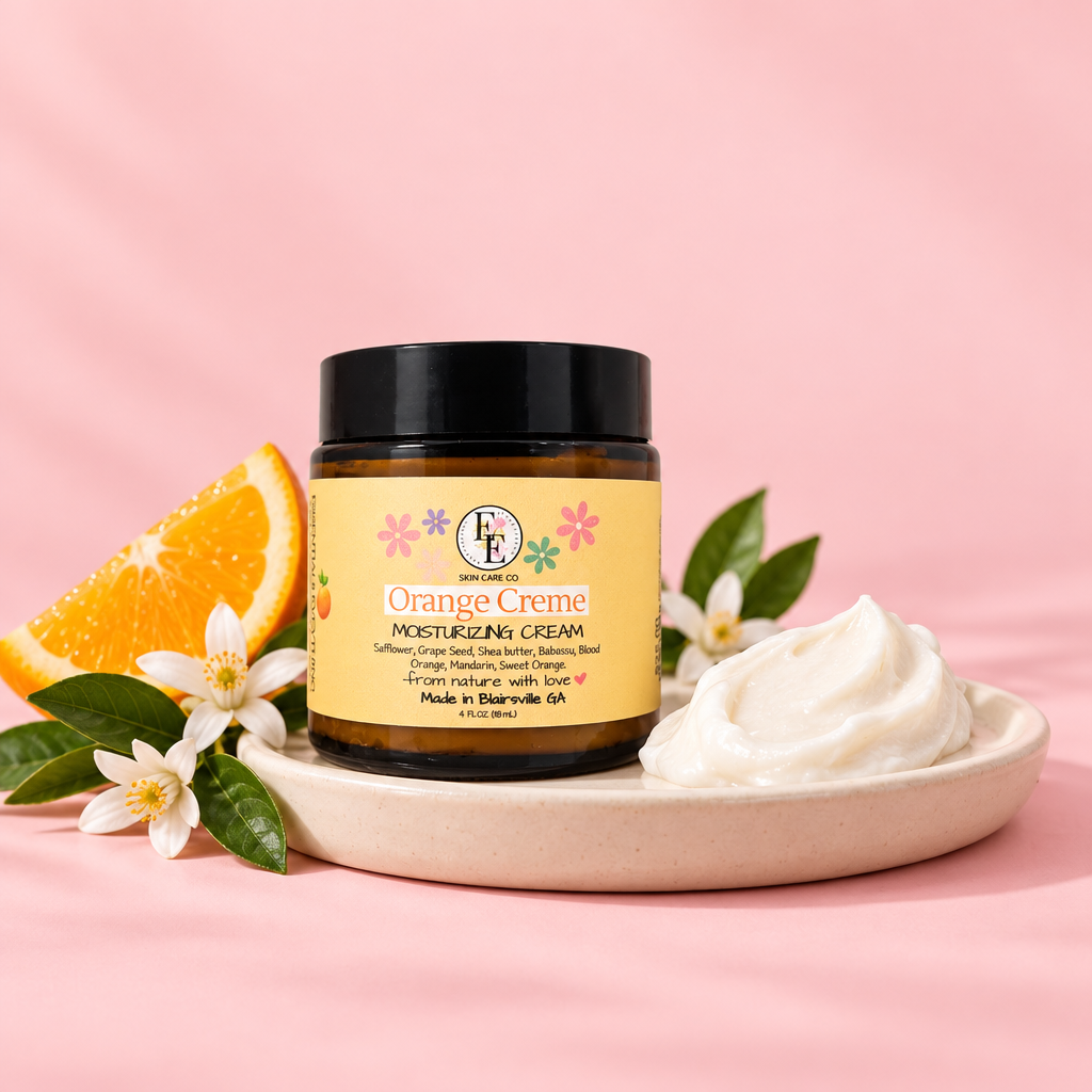 Orange Crème body cream texture draft